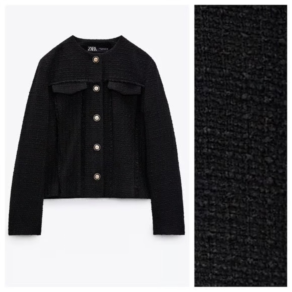 Zara Women's Elegant Black Blazer